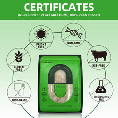 CAPSLogist vegan capsules plant-based material for clean, gelatin-free options