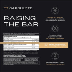 CAPSULYTE Pregame two-box packaging displayed for convenient weekend plans.