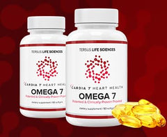 The CARDIA7 sixty-count-packaging keeps your omega-7 routine ready.