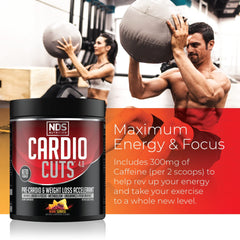 Cardio Cuts energy-boost blend image conveys focused workouts and sustained stamina