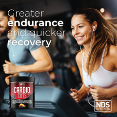 Cardio Cuts glutamine and BCAAs support quicker recovery after tough workouts.