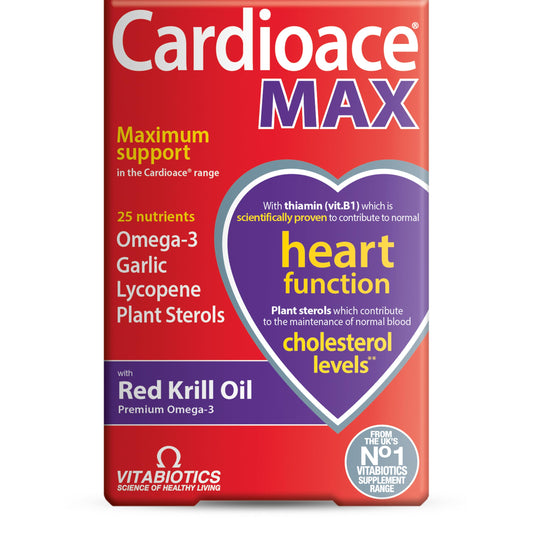 Cardioace Max bottle-front showing the premium heart health formula