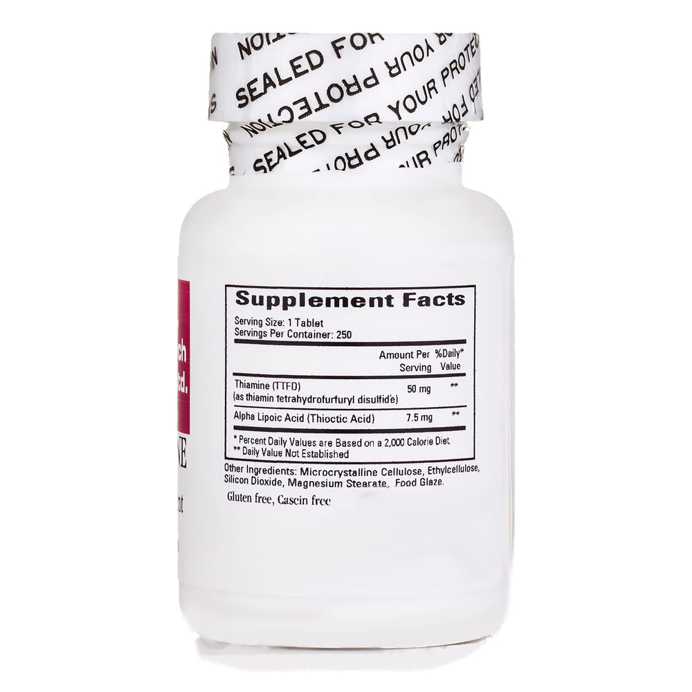 Cardiovascular Research Alpha Lipoic Acid tablets with high bioavailability for effective support.