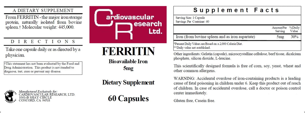 Cardiovascular Research Ferritin dosage instructions image guides correct daily use.