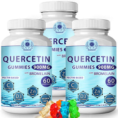 Care 4 Harmony Quercetin Gummies bottle front showing label for immune support