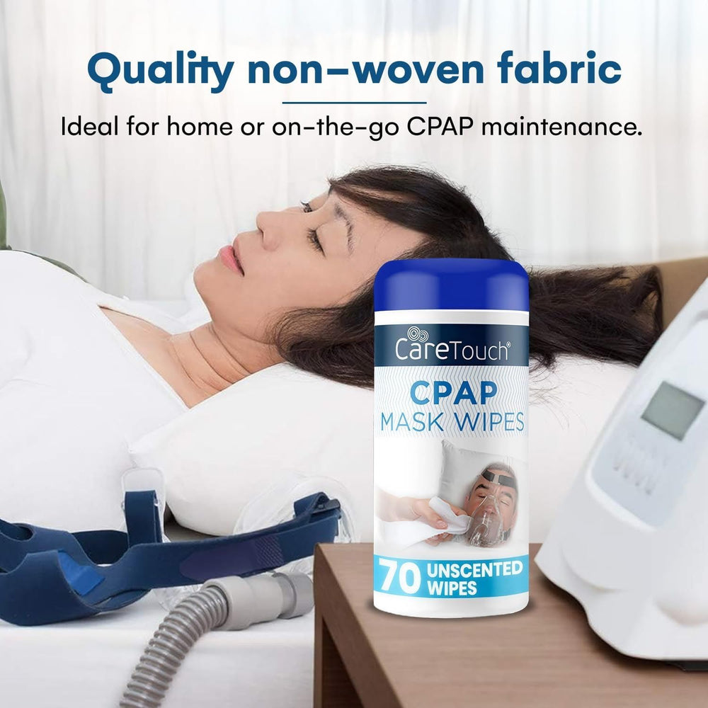 Care Touch CPAP wipes offer 210 total wipes for long-lasting use