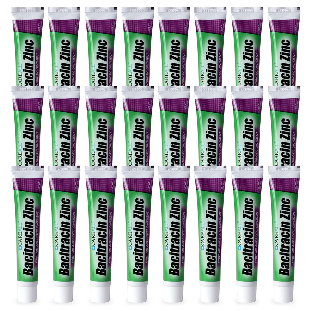 CareAll Bacitracin Zinc Ointment tube front view for minor wound care.