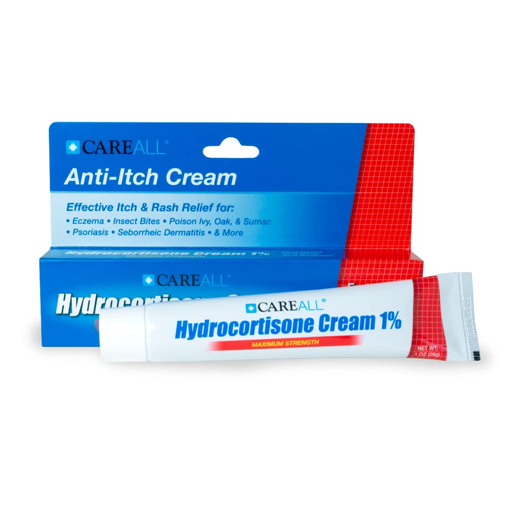 CareAll application on irritated skin for itching relief