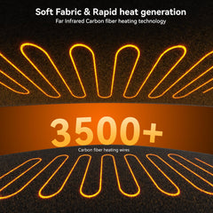 Carecomfi compact heating pad is ideal for home, office, or travel.
