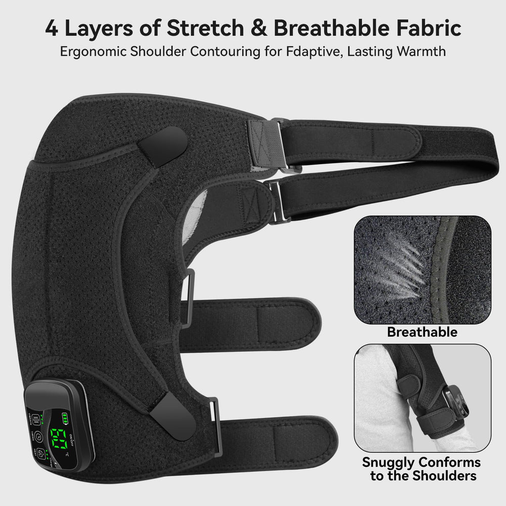 Carecomfi portable shoulder massage pad suitable for home or office.