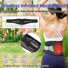 CAREKING back support brace with four bars for stable lumbar support.