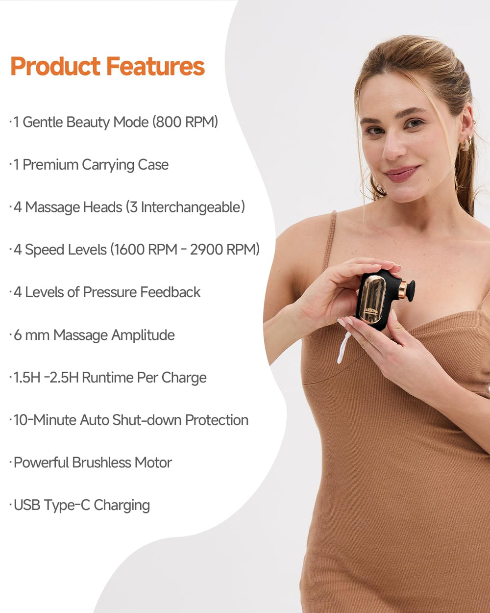 CAREKING Mini Massage Gun post-workout relief supports recovery and relaxation.