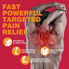 Careland roll-on application demonstrates smooth, mess-free use for targeted relief.
