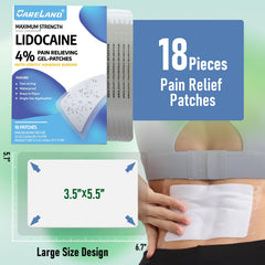 CARELAND usage-instructions patch outlines simple one-time-use guidelines