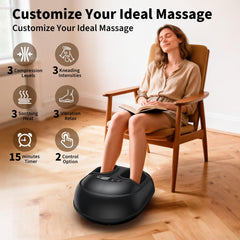 CARESKY massager airbags cover top and sides for full-foot relief
