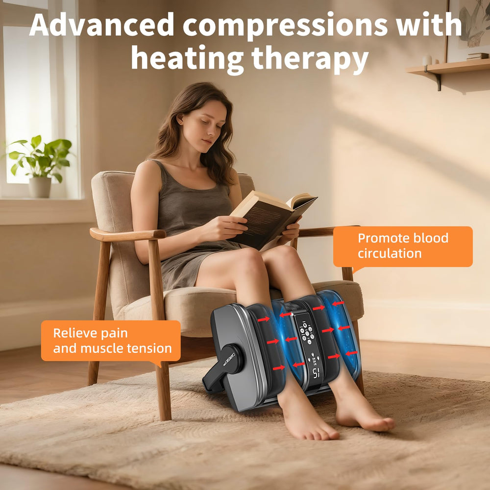 CARESKY foot massager with heat heat settings offer tailored warmth