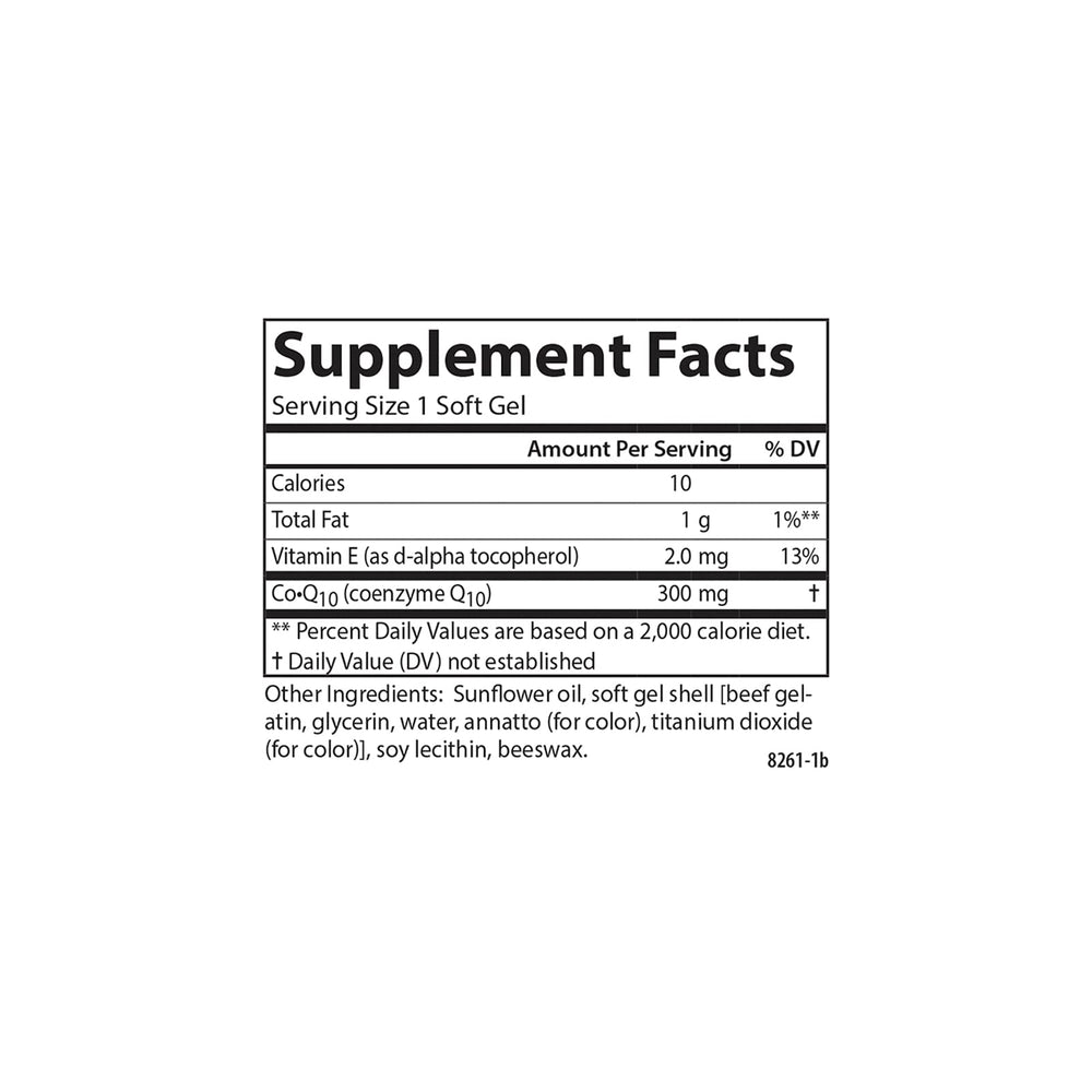 Carlson Co-Q10 softgels packaging box conveys trusted potency and quality