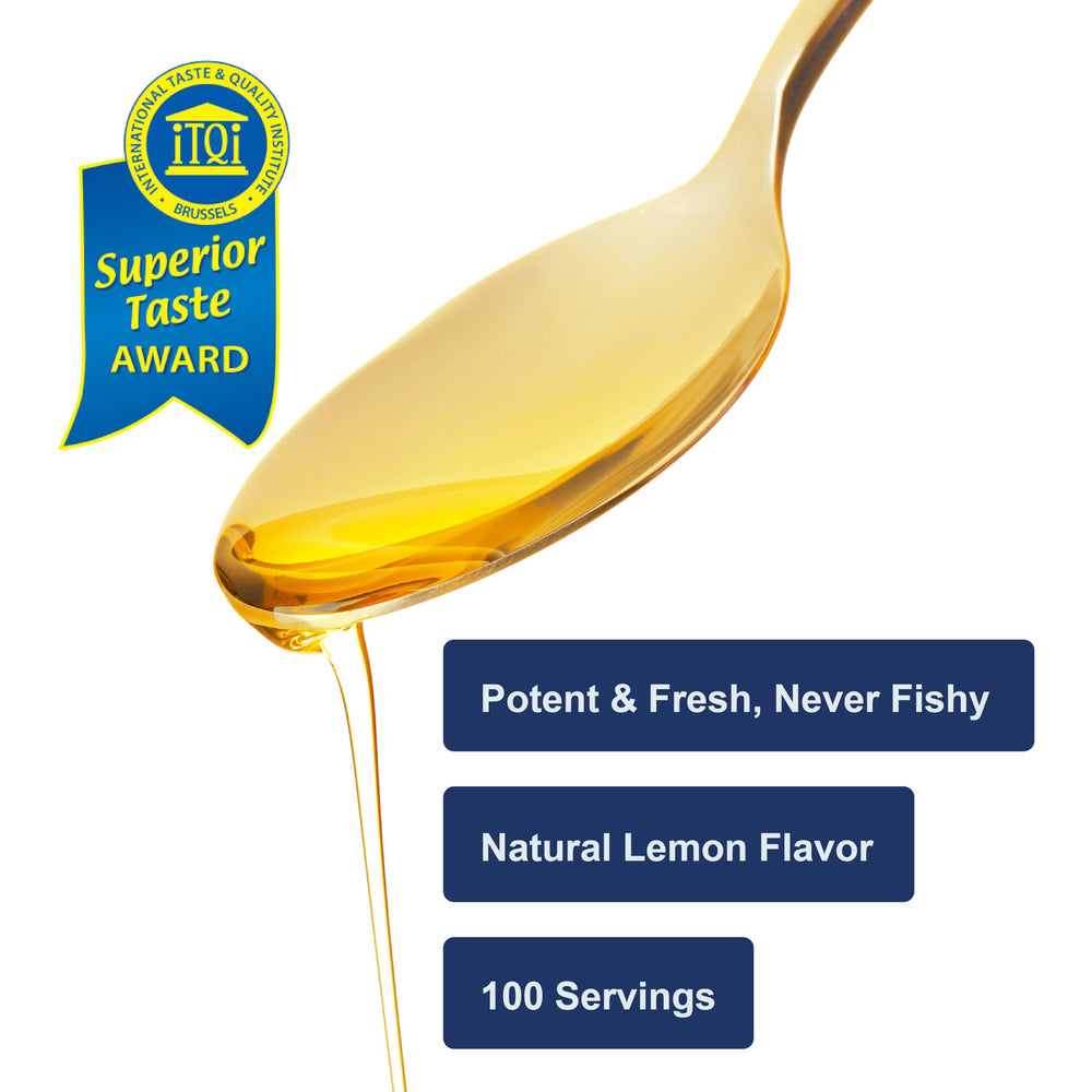 Carlson Kid's Cod Liver Oil freshness indicated by nitrogen flush.