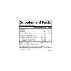 Carlson lemon-flavored DHA softgels suggesting daily routine