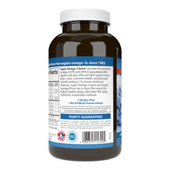 Carlson Omega-3 Gems capsules demonstrating soft gel form for pescetarian-friendly intake