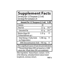 Carlson Vegetarian DHA poured over a salad for a quick omega-3 lift