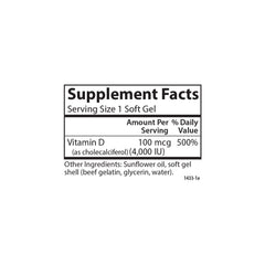 Carlson Vitamin D3 softgels in hand for everyday immune and bone health.