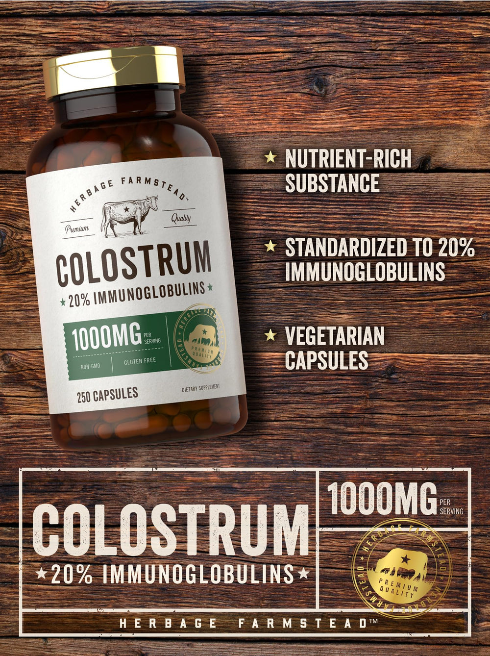 Carlyle Colostrum packaging box ready for shopping.
