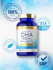 Carlyle DHA lab-tested packaging communicates trusted quality standards.