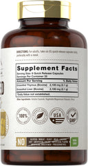 Carlyle Grass Fed Thymus capsules close-up highlighting quick-release capsules for convenient intake.
