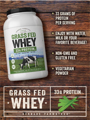 Unflavored Carlyle whey powder blended into a shake