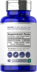 Carlyle L-Methylfolate capsules closeup showcasing potency for daily routines.