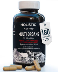 Carnivore Method Beef Organ Supplement Complex liver capsule close-up, vitamin-rich organ blend for daily wellness.