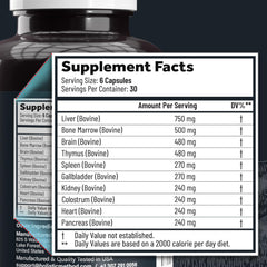 Carnivore Method Beef Organ Supplement Complex marrow capsule close-up, nutrient-dense for energy support.