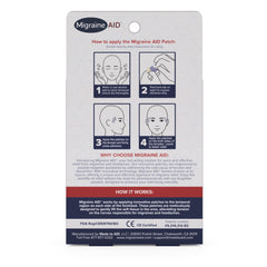 CarpalAid Migraine AID patch staying discreet under clothing