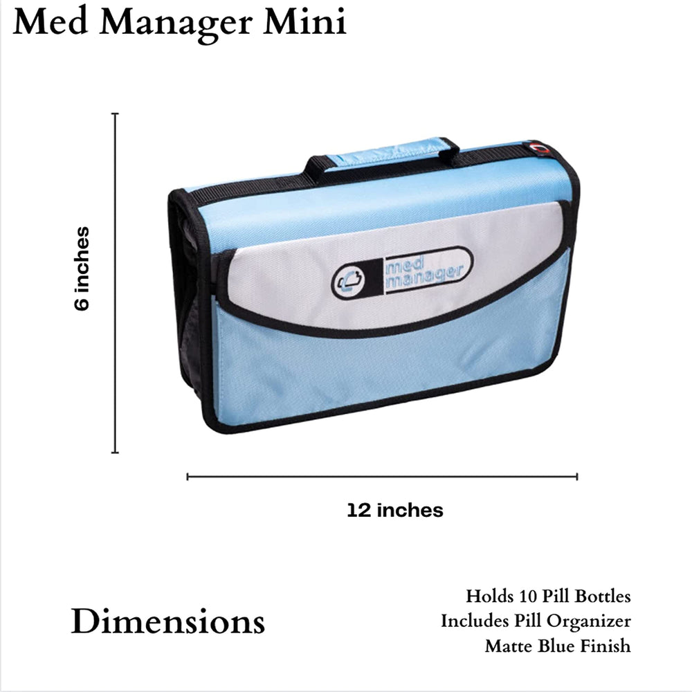 CASE-IT MED MANAGER inhaler pocket keeps inhaler within reach