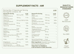 Casidor Dominus AM lifestyle shot suggests comprehensive daily energy and nutrient support.
