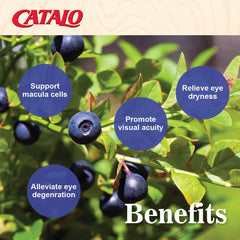 CATALO halal-certified label indicating compliant, high-quality eye supplement.