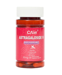 CAW Astragaloside IV 50mg capsules ready for daily immune support.
