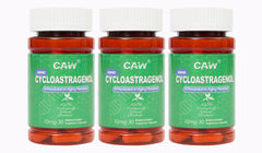 CAW Nano Cycloastragenol enteric-coated capsules shown for improved digestion and absorption