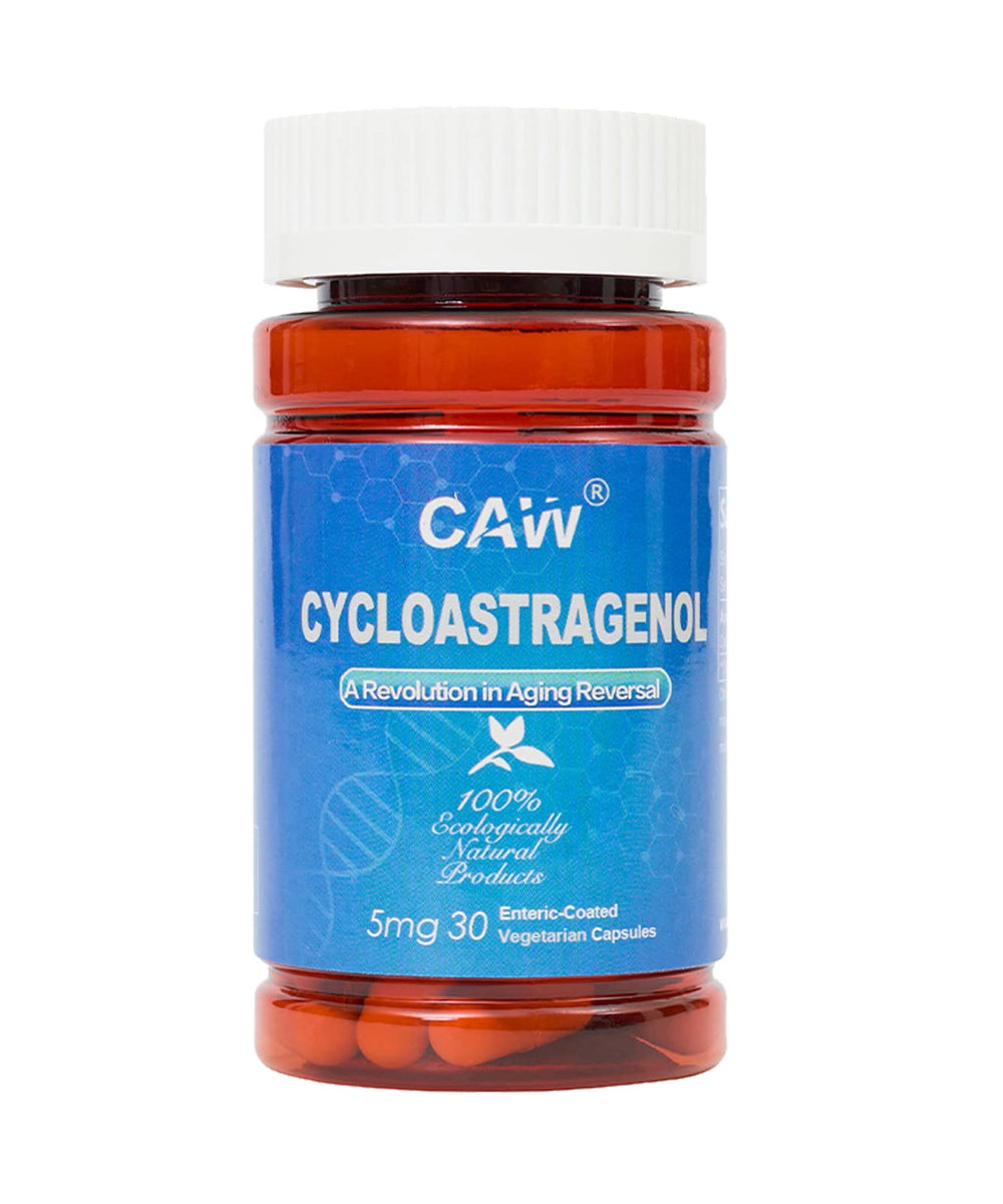 CAW Telomere Length Support enteric capsules designed for optimized absorption.