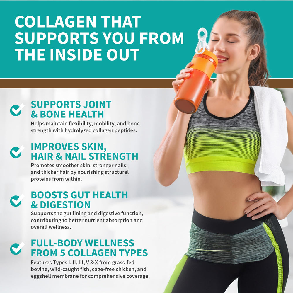 CB Supplements chocolate collagen stirred into hot cocoa enhances daily routine