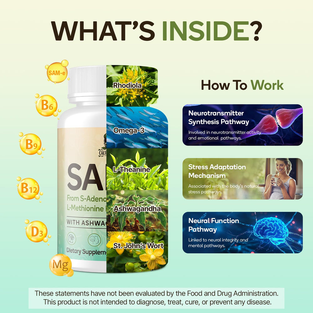 C Calthorvitana ashwagandha extract highlights plant-based support.