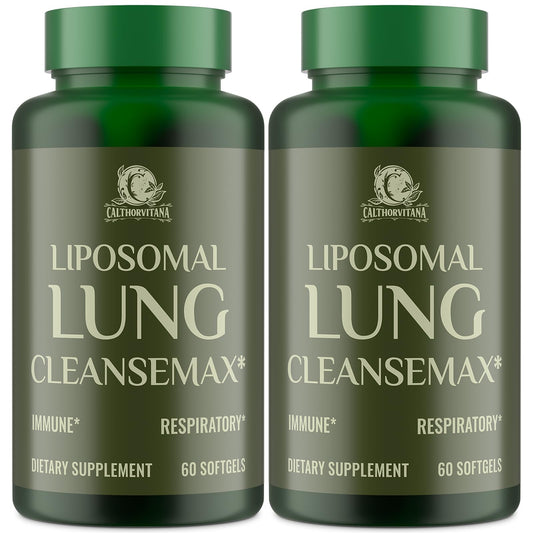 C Calthorvitana Liposomal Lung Cleansemax bottle — enhanced absorption for daily wellness.