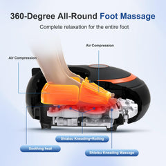 CCHYF Shiatsu Foot Massager deep kneading targets soles, heels, and arches