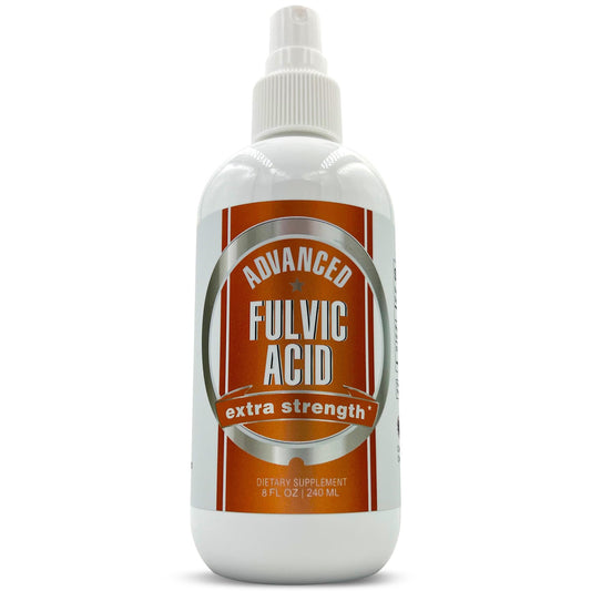 CCL Supplements Advanced Fulvic Acid spray bottle delivers daily trace mineral intake.
