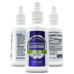 CCL Supplements liposomal glutathione spray bottle for on-the-go easy dosing.