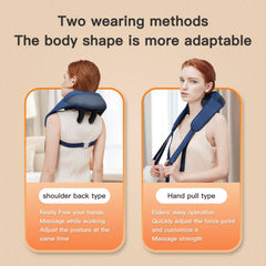 CDJK massager side view showing ergonomic design and smooth rollers