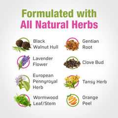 Cedar Bear Liquid Herbal Supplement drops emphasize natural ingredients and non-GMO formulation.