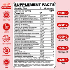 Ceecisee peach flavored gummies close up highlighting tasty sugar free wellness support