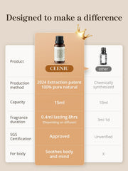 Ceeniu ingredients notes emphasize plant-based synthesis for clean, pure scent diffusion.